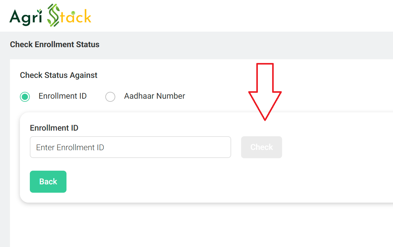 Agristack Enrolment Status